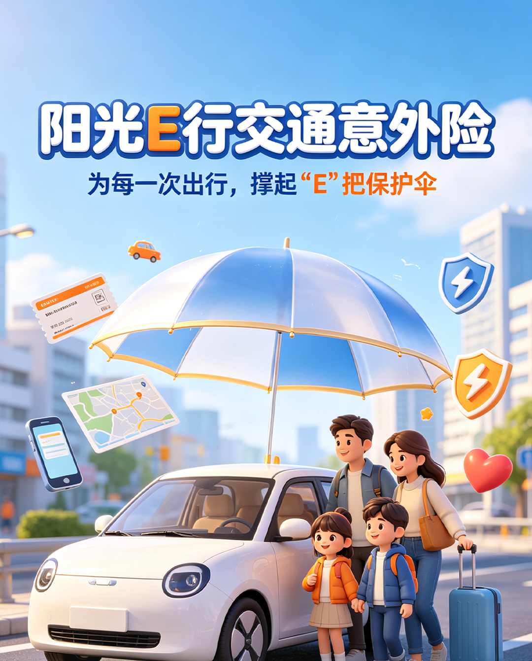 【阳光农惠州专题】阳光E行交通意外险 | 为每一次出行，撑起“E”把保护伞